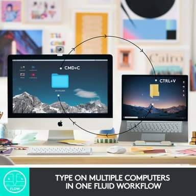 Logitech MX Keys Mini langaton näppäimistö (harmaa)