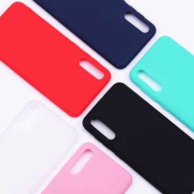 SKALO Samsung A50 Ultraohut TPU-kuori - Turkoosi