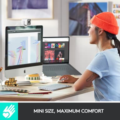 Logitech MX Keys Mini for Mac langaton näppäimistö (vaaleanharmaa)