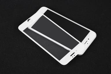 SKALO iPhone 7/8 Koko Näytön Panssarilasi - Musta