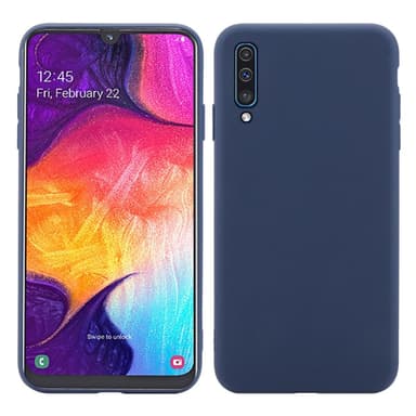 SKALO Samsung A70 Ultraohut TPU-kuori - Musta