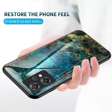 SKALO OnePlus Nord CE 2 Lite 5G Marmori karkaistu lasi TPU-suojakuori - #2
