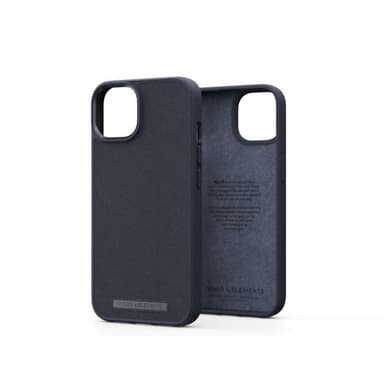 Njord by Elements iPhone 14 Kuori Genuine Leather Case Musta