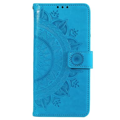 SKALO Motorola Moto G22 Mandala lompakkokotelo - Sininen