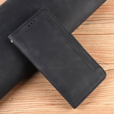 SKALO OnePlus Nord 2T 5G 6-lokeroa Lompakkokotelo - Musta