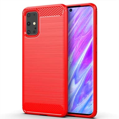 SKALO Samsung S20 Armor Carbon Iskunkestävä TPU suojakuori - Musta
