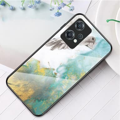 SKALO OnePlus Nord CE 2 Lite 5G Marmori karkaistu lasi TPU-suojakuori - #2