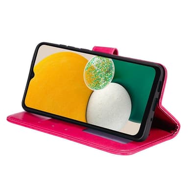 SKALO Samsung A13 4G Mandala lompakkokotelo - Cerise
