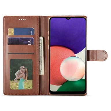 SKALO Samsung A13 4G LC.IMEEKE Lompakkokotelo PU-nahkaa - Musta