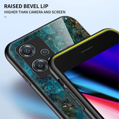 SKALO OnePlus Nord CE 2 Lite 5G Marmori karkaistu lasi TPU-suojakuori - #2