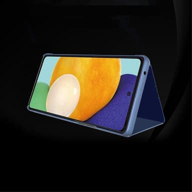 SKALO Samsung A33 5G Clear View Mirror Lompakko - Ruusukulta