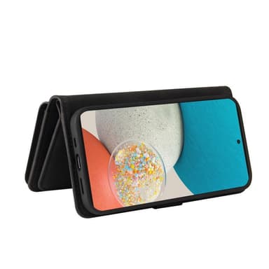 SKALO Samsung A53 5G Big Wallet 17-lokeroa Lompakkokotelo - Musta