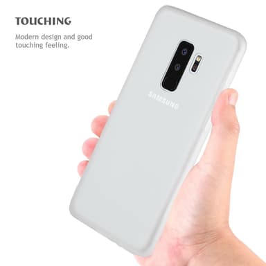 SKALO Samsung S9 Plus Ultraohut TPU-kuori - Musta
