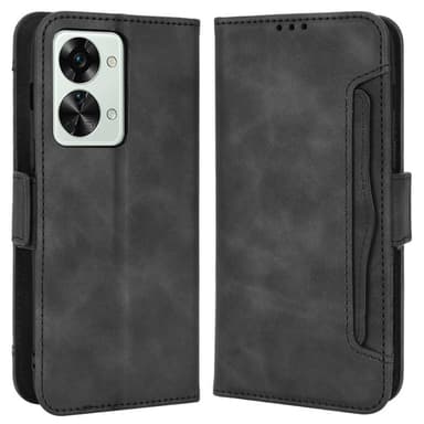 SKALO OnePlus Nord 2T 5G 6-lokeroa Lompakkokotelo - Musta