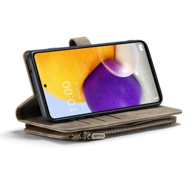 CaseMe Samsung A13 4G CaseMe Big Wallet Lompakkokotelo - Ruskea