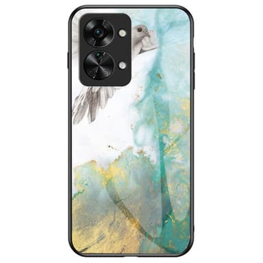 SKALO OnePlus Nord 2T 5G Marmori karkaistu lasi TPU-suojakuori - #1