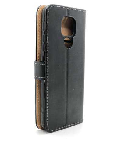 SKALO Moto G9 Play Lompakkokotelo Aitoa nahkaa - Vaaleanpunainen