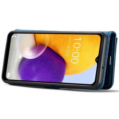 DG MING Samsung A13 4G 2-in-1 magneetti lompakkokotelo - Sininen