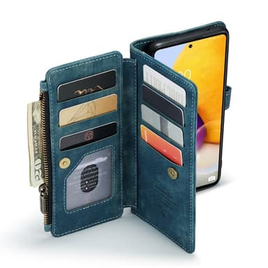 CaseMe Samsung A13 4G CaseMe Big Wallet Lompakkokotelo - Sininen