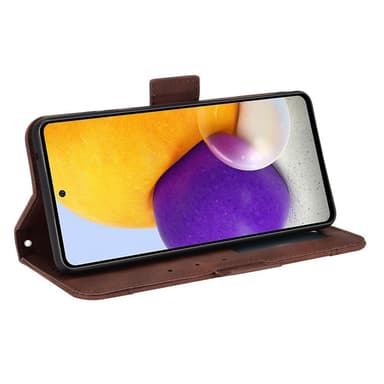 SKALO Samsung A53 5G 6-lokeroa Lompakkokotelo - Ruskea
