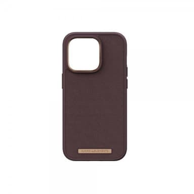Njord by Elements iPhone 14 Pro Max Kuori Genuine Leather Case Ruskea
