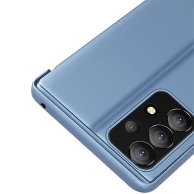 SKALO Samsung A13 4G Clear View Mirror Lompakko - Musta