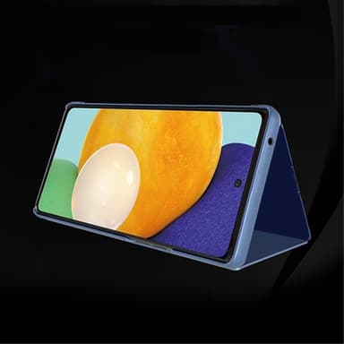 SKALO Samsung A53 5G Clear View Mirror Lompakko - Tumman violetti