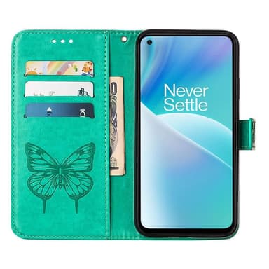 SKALO OnePlus Nord 2T 5G Mandala lompakkokotelo - Turkoosi