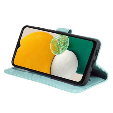 SKALO Samsung A13 4G Mandala lompakkokotelo - Turkoosi