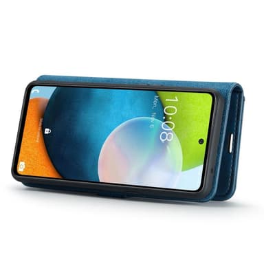 DG MING Samsung A53 5G 2-in-1 magneetti lompakkokotelo - Sininen