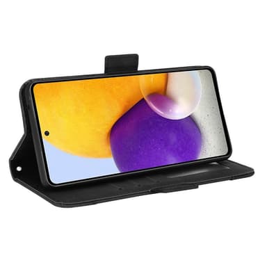 SKALO Samsung A53 5G 6-lokeroa Lompakkokotelo - Musta