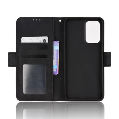 SKALO Samsung A53 5G 6-lokeroa Lompakkokotelo - Musta
