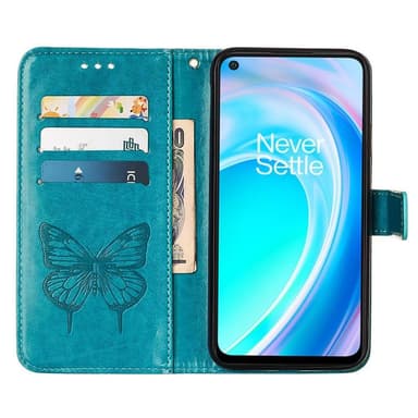 SKALO OnePlus Nord CE 2 Lite 5G Mandala lompakkokotelo - Sininen