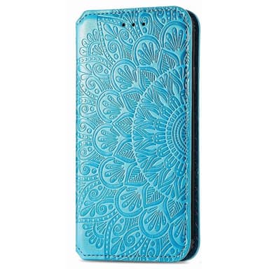 SKALO Samsung A13 4G Mandala Slim lompakkokotelo - Sininen