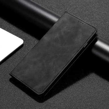 SKALO Nothing Phone (1) Slim Premium Lompakkokotelo - Musta