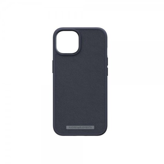 Njord by Elements iPhone 14 Kuori Genuine Leather Case Musta
