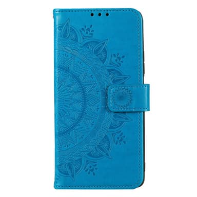 SKALO Motorola Moto E32/E32s Mandala lompakkokotelo - Sininen