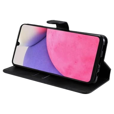 SKALO Samsung A33 5G Classic Lompakkokotelo - Musta