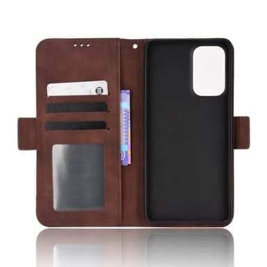 SKALO Samsung A53 5G 6-lokeroa Lompakkokotelo - Ruskea