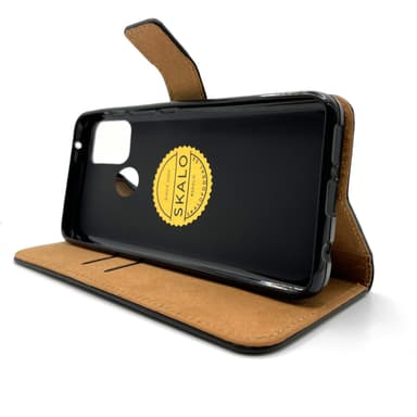 SKALO Moto G30 / Moto G20 Lompakkokotelo Aitoa nahkaa - Vaaleanpunainen