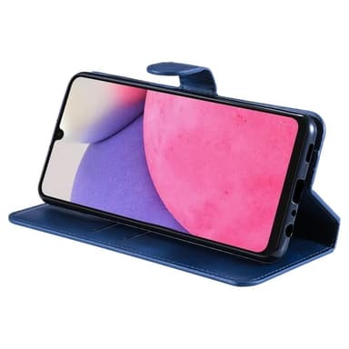 SKALO Samsung A33 5G Classic Lompakkokotelo - Sininen