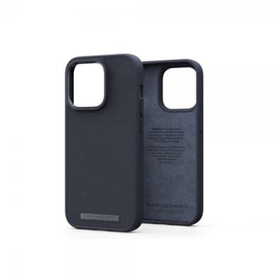 Njord by Elements iPhone 14 Pro Max Kuori Genuine Leather Case Musta