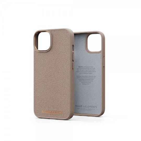 Njord by Elements iPhone 14 Plus Kuori Fabric Just Case Pink Sand