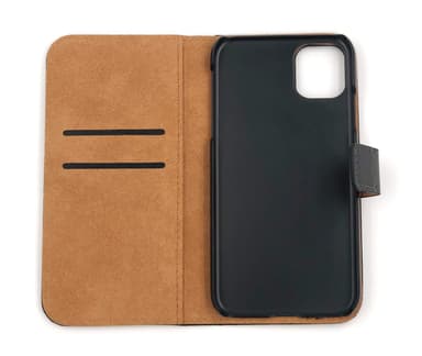 SKALO iPhone 11 Pro Max Lompakkokotelo Aitoa nahkaa - Vihreä