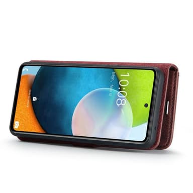 DG MING Samsung A53 5G 2-in-1 magneetti lompakkokotelo - Punainen
