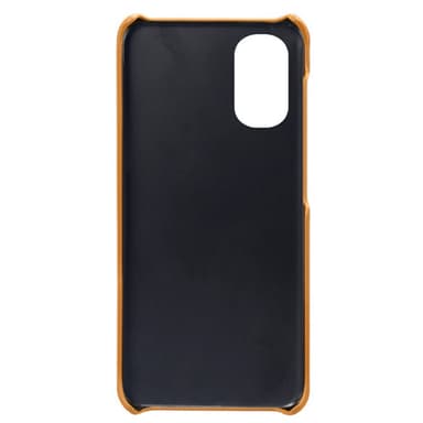 SKALO Motorola Moto E32/E32s PU-nahkainen Korttikotelo - Vaaleanruskea