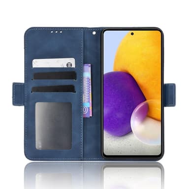 SKALO Samsung A53 5G 6-lokeroa Lompakkokotelo - Sininen