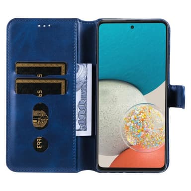 SKALO Samsung A53 5G Classic Lompakkokotelo - Sininen