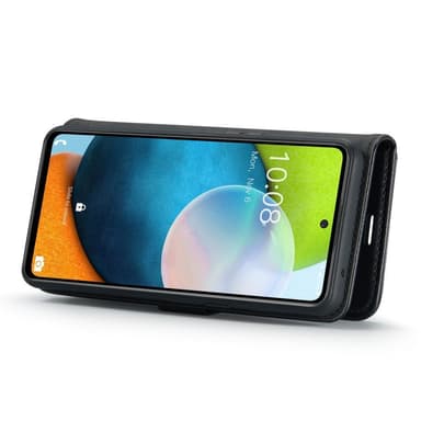 DG MING Samsung A53 5G 2-in-1 magneetti lompakkokotelo - Musta