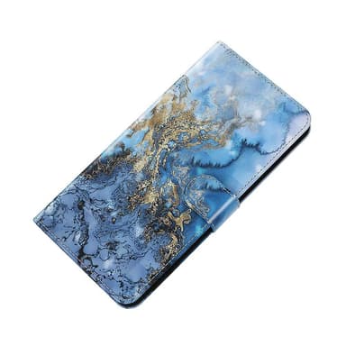 SKALO Samsung S21 FE Marmori 3D Lompakkokotelo